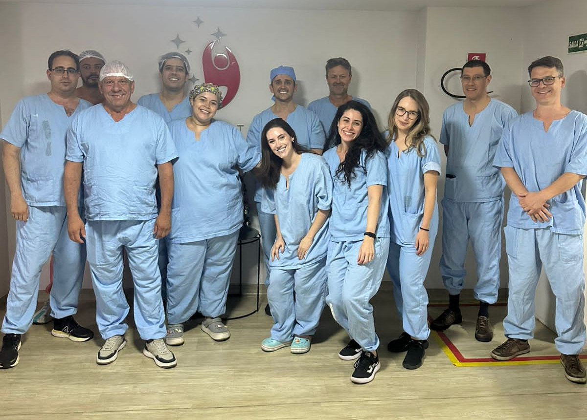 Equipe médica Robotic Cardiac Surgery
